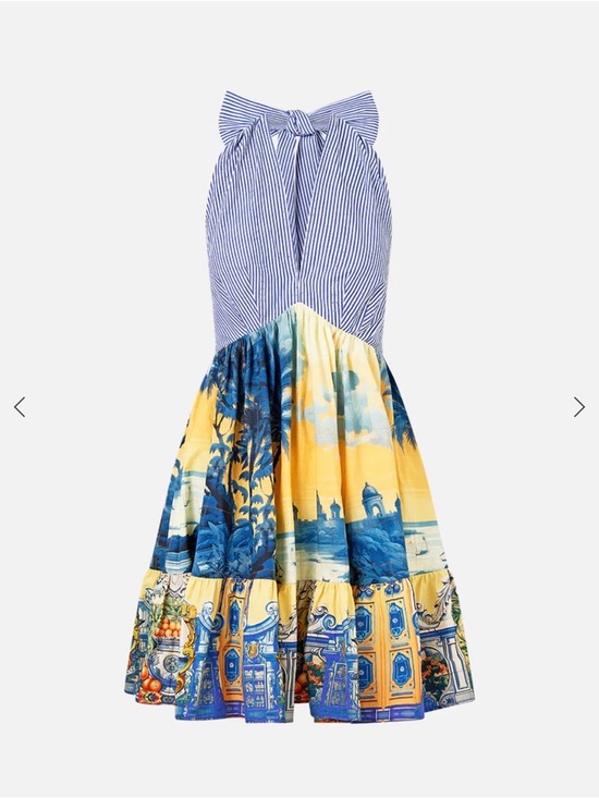Camilla Dresses & Skirts - Camilla Ruffle Hem Halter Short Dress Song of Saint Anthony